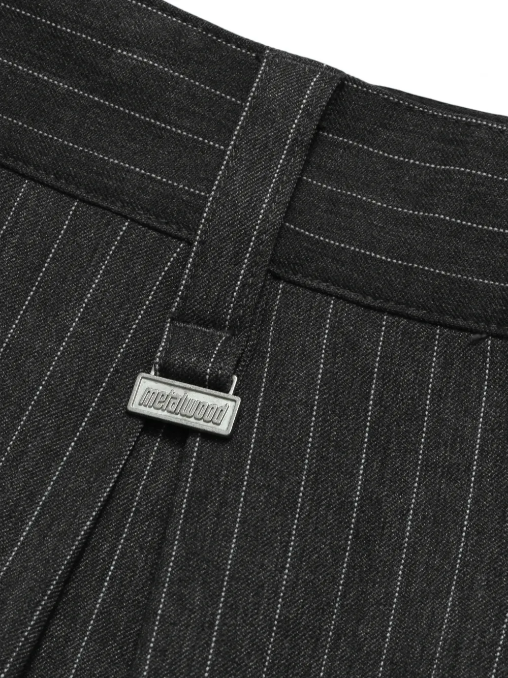Metalwood Studio pinstriped trousers - Grijs