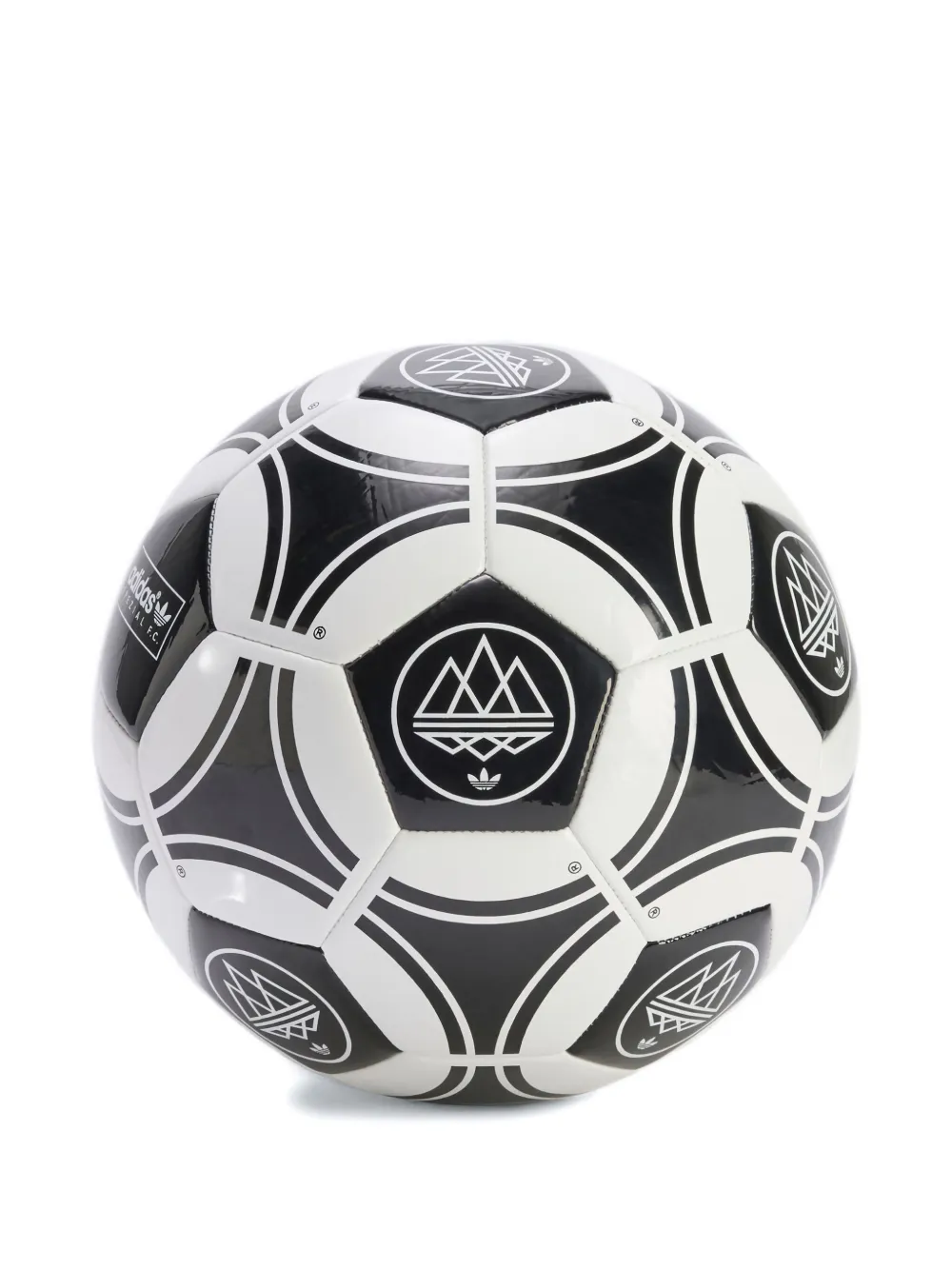 Adidas Originals Spezial Fc Logo Football Ball In Black