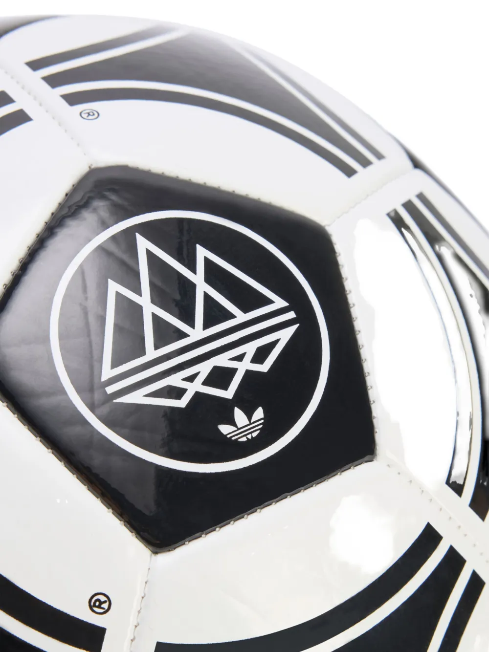 Adidas Originals Spezial Fc Logo Football Ball In Black