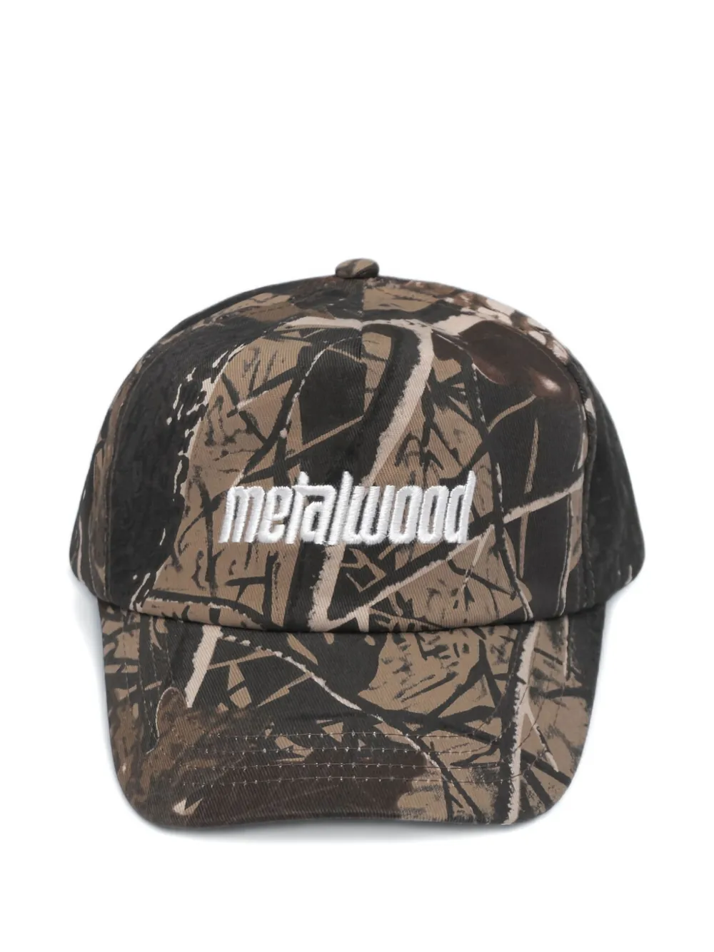 Metalwood Studio Logo Baseball Cap In Brown