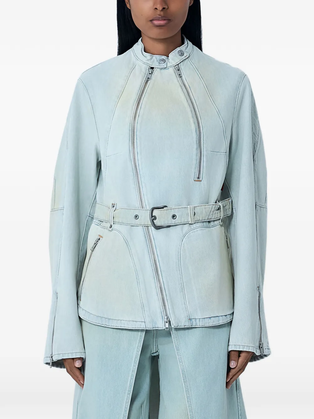 Kiko Kostadinov x Levi's Carina belt-detail jacket - Blu
