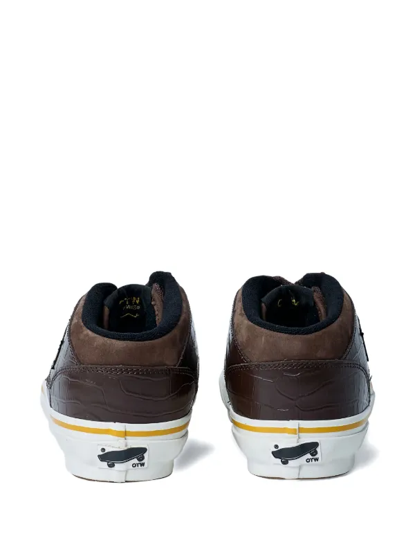 Vans Half Cab 33 Vibram croc-embossed Sneakers | Brown | FARFETCH