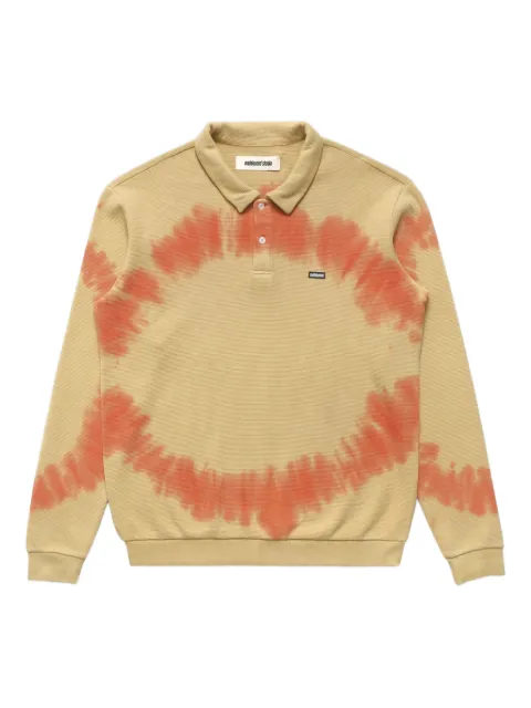 Metalwood Studio printed logo-patch polo shirt