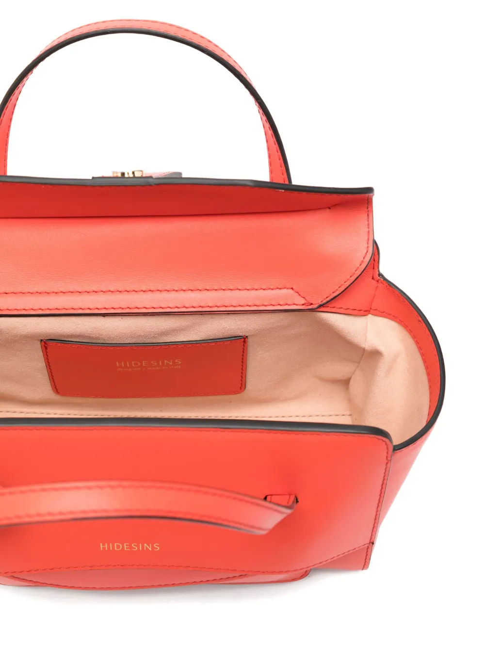 Hidesins Small Flap Premiere Tote Bag In Red