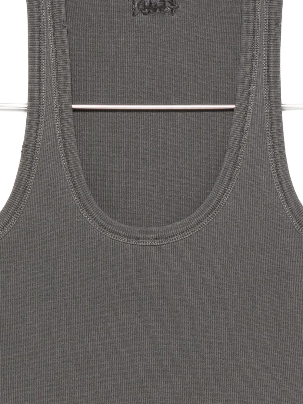 Ksubi Origin Garter-detail Tank Top In Gray
