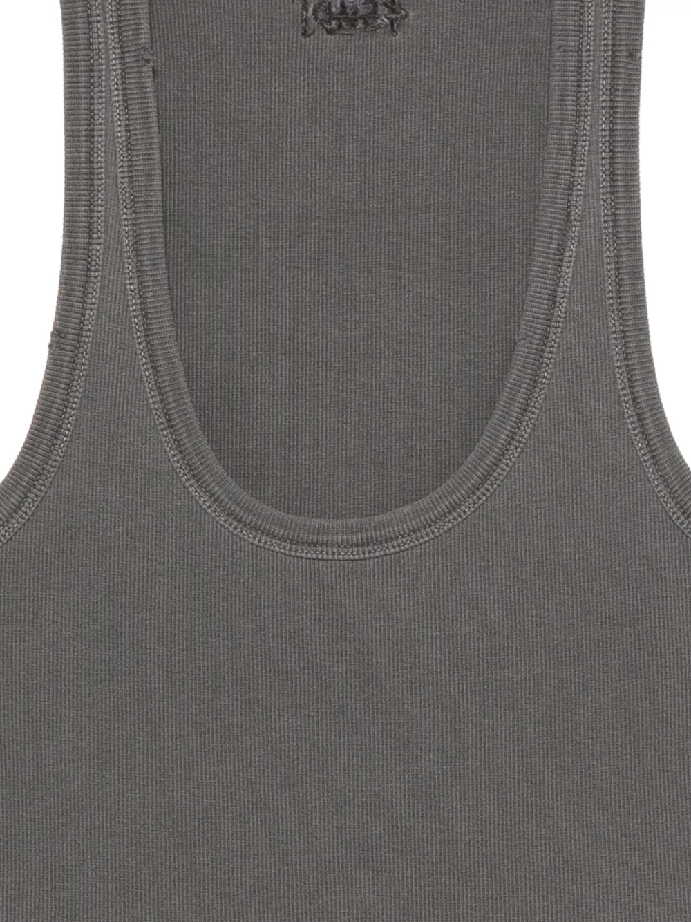Ksubi Origin tanktop met jarreteldetail Grijs