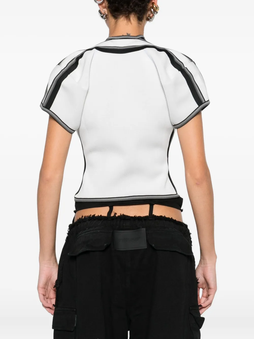 Ottolinger T-shirt met rits Wit