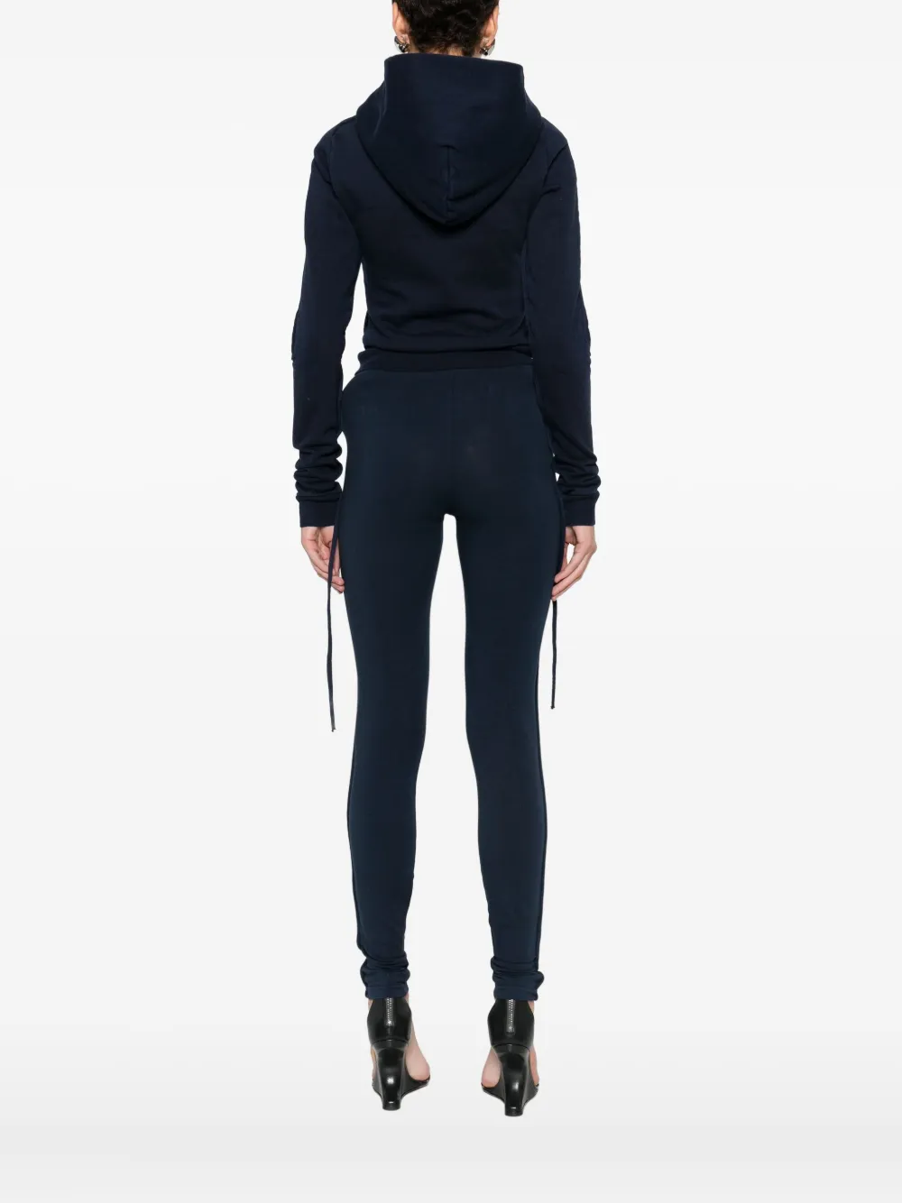 Ottolinger Zip-up Hoodie In Black