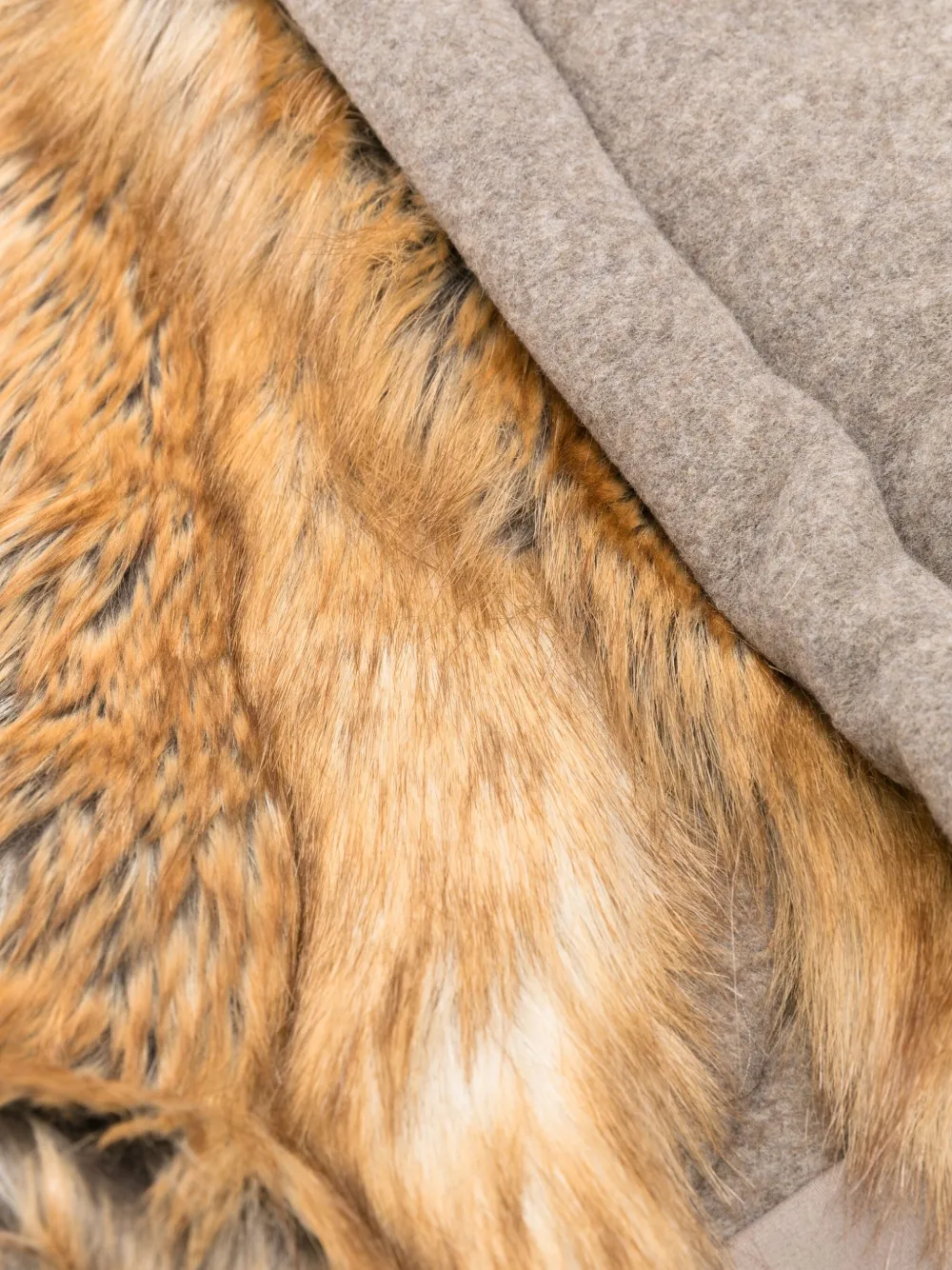 Ottolinger Faux-fur Trimmed Balaclava In Brown