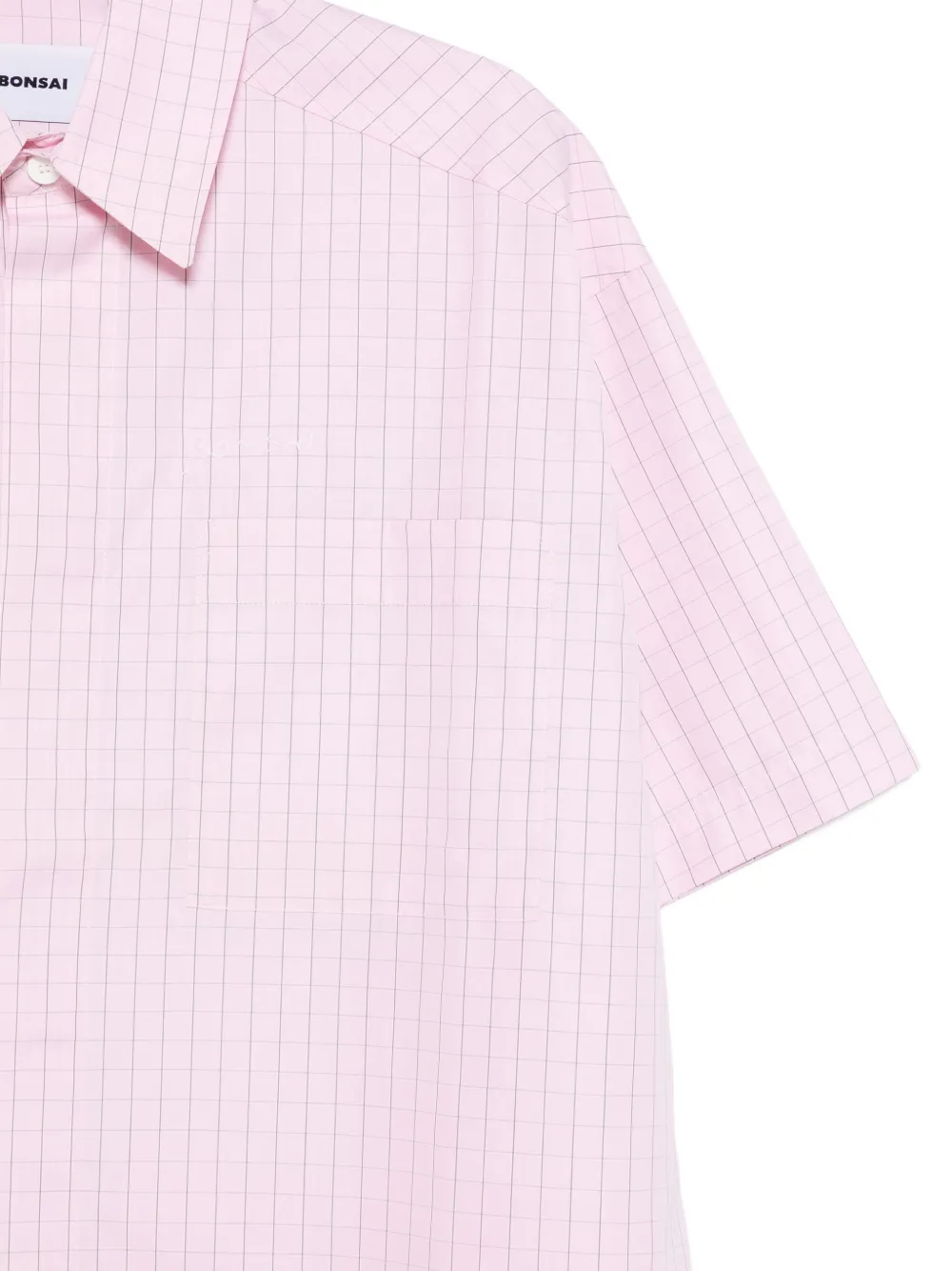 Bonsai Geruit overhemd Roze