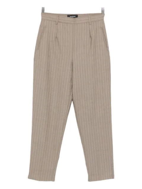 Rochas pinstriped pleated trousers