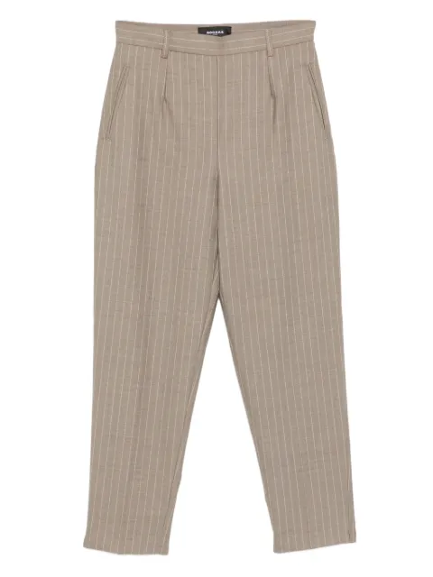 Rochas pantalones con pinzas y motivo de rayas diplomáticas
