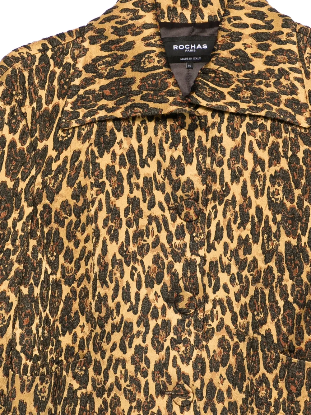 Rochas Jack met dierenprint Bruin