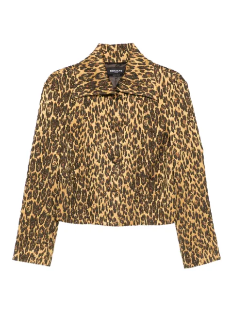 Rochas animal-print jacket