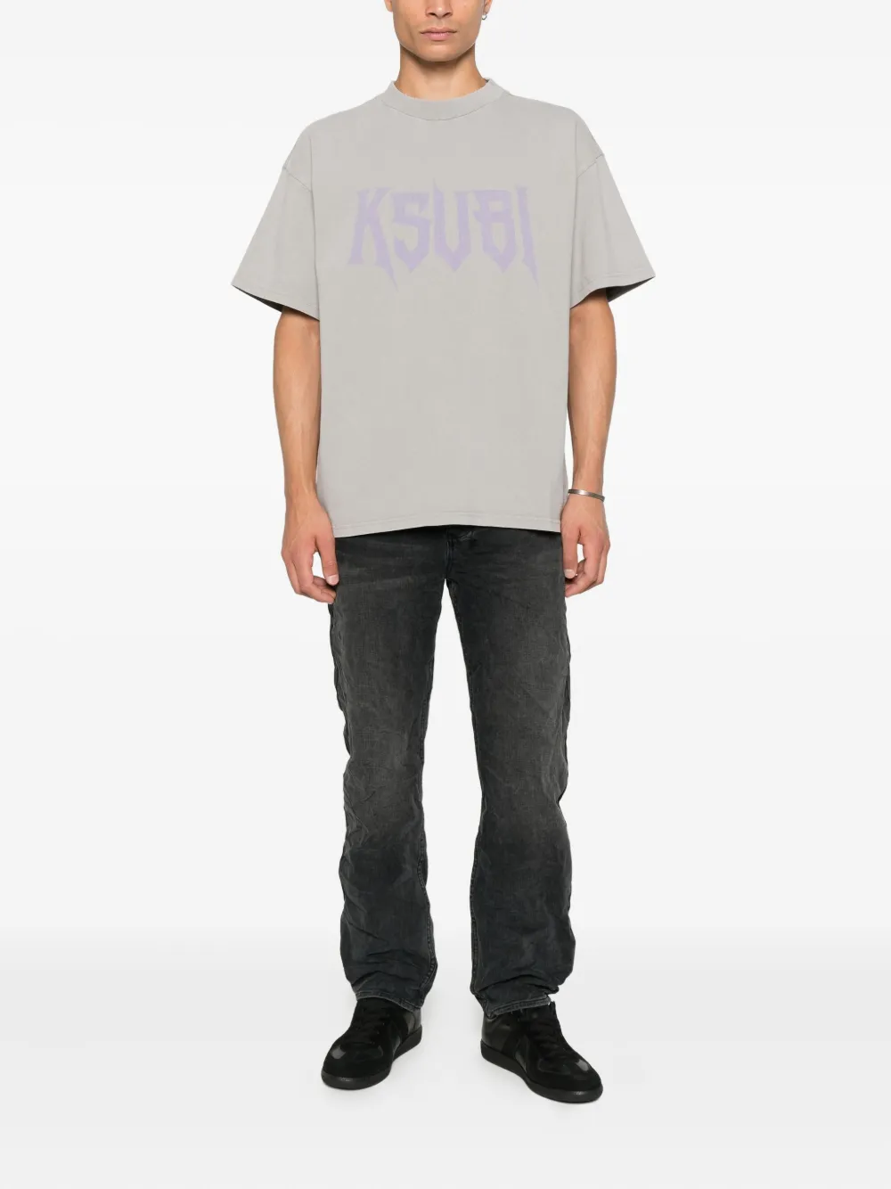 Ksubi Blasted Ekcess T-shirt - Grijs