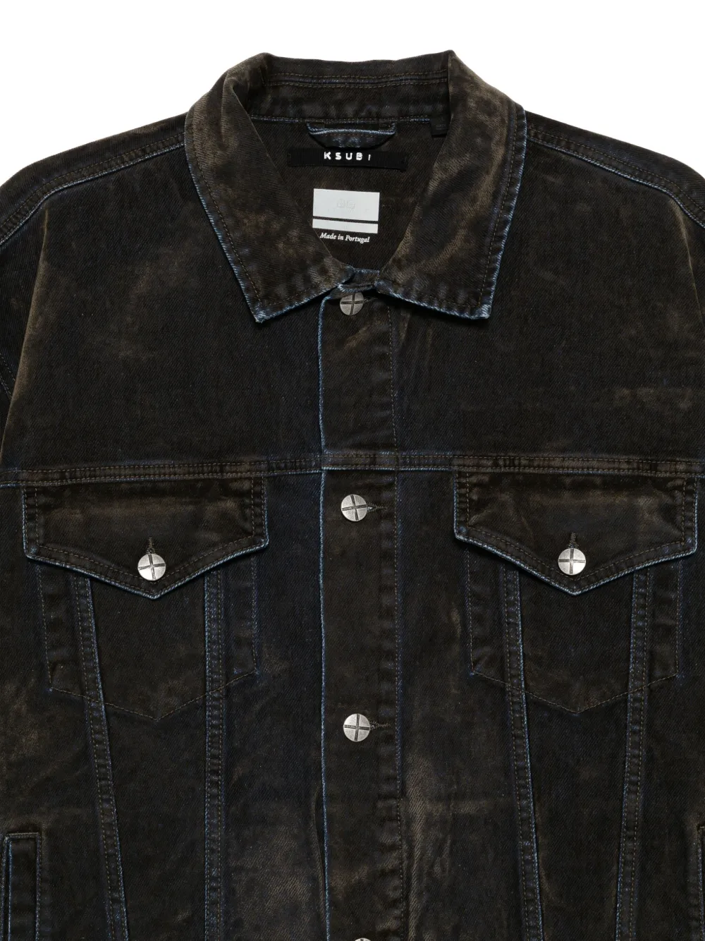 Ksubi Oh G Jacket Blur denim jack Groen