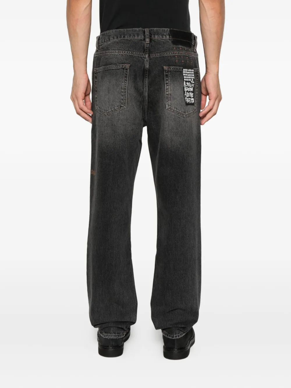 Ksubi Jeans met knoopsluiting Zwart
