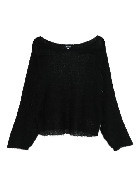 Giorgio Armani Pre-Owned 2000s frayed sweater