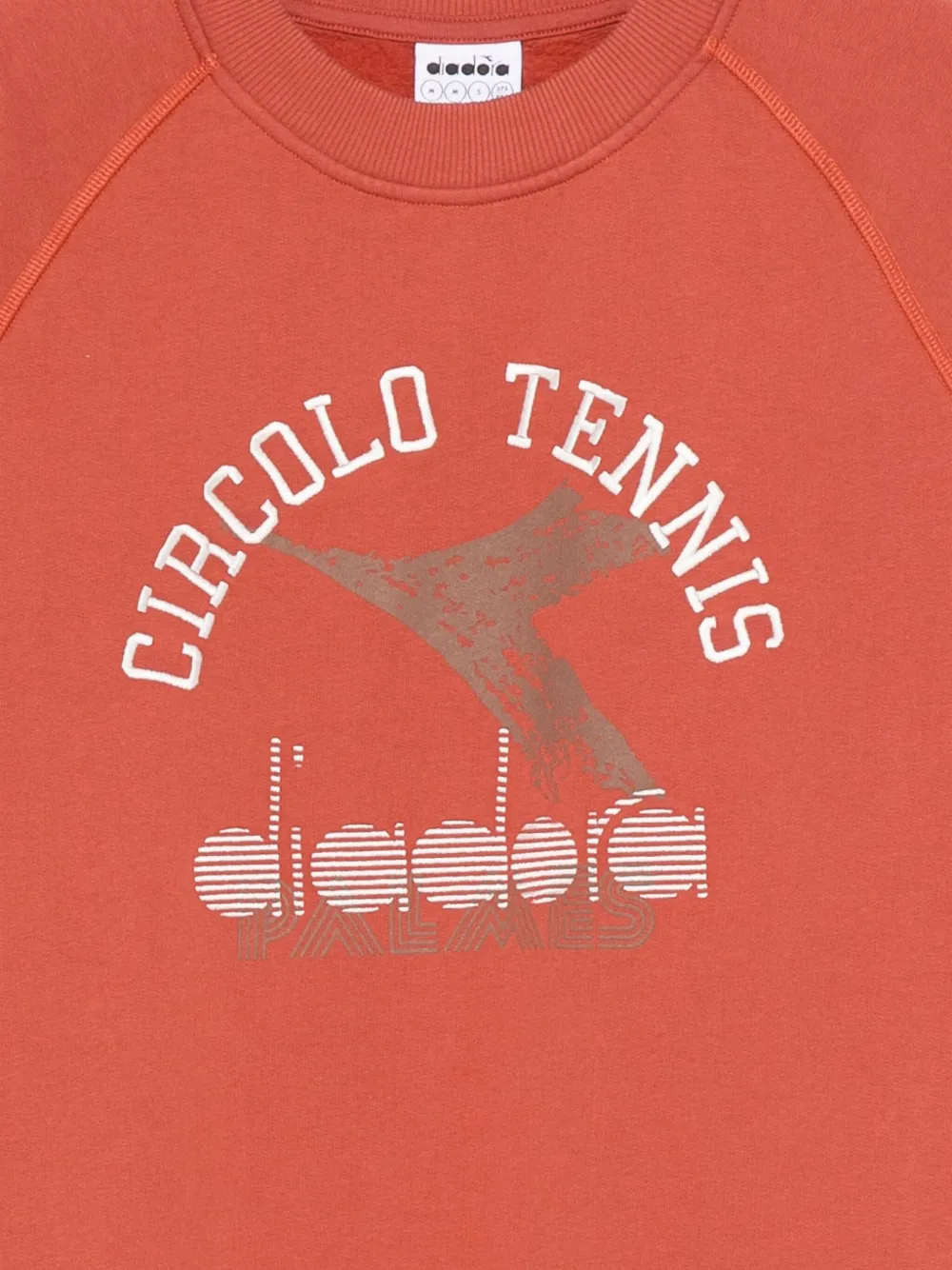 Diadora Logo-print Sweatshirt In Orange