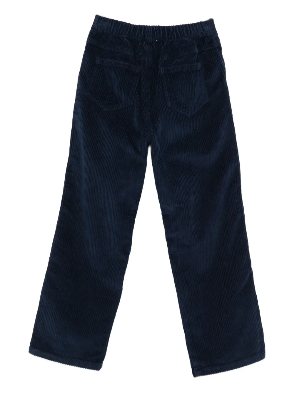 Il Gufo Corduroy Straight-leg Trousers In Blue