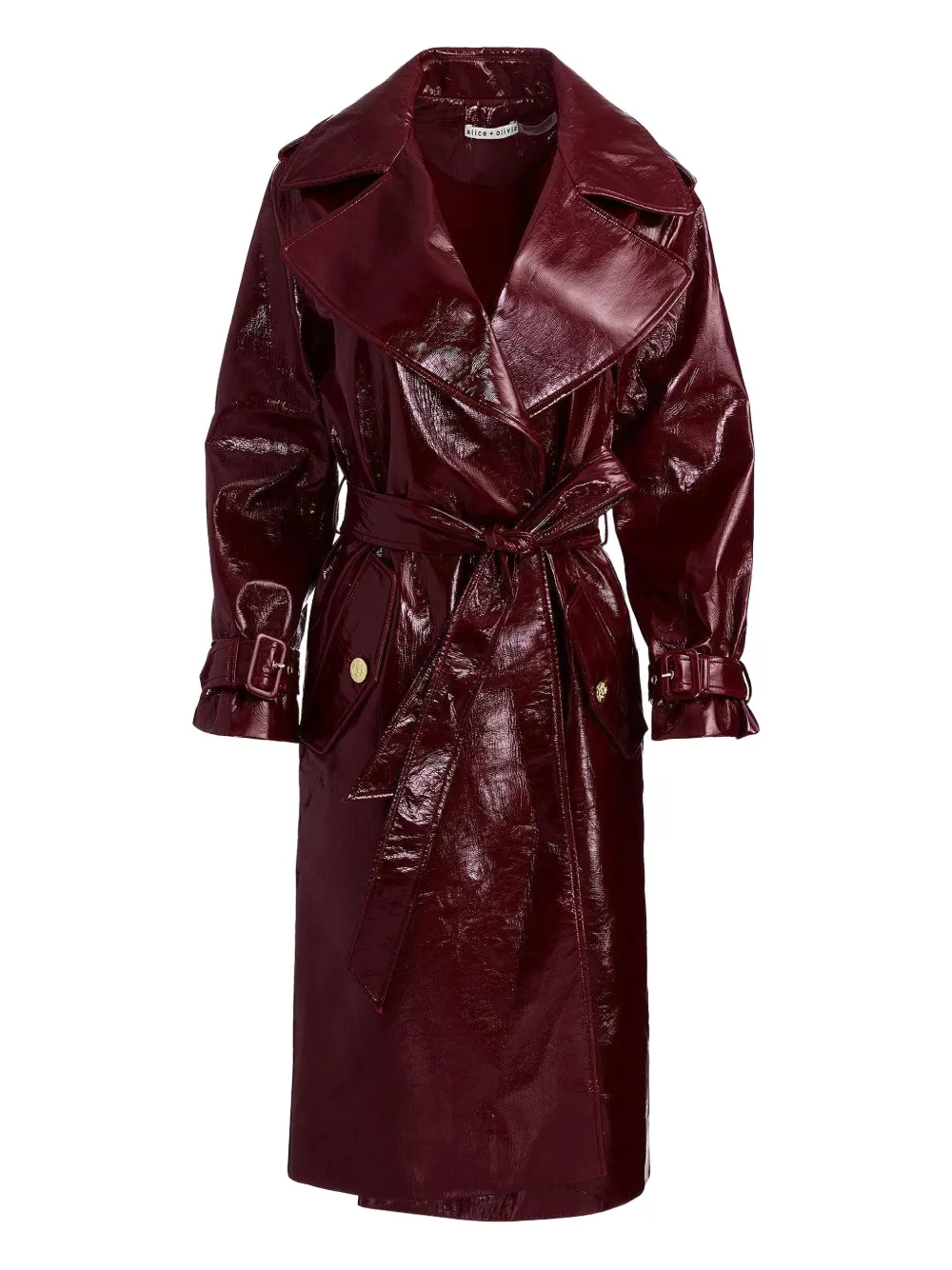 alice + olivia Trench Nevada - Rosso