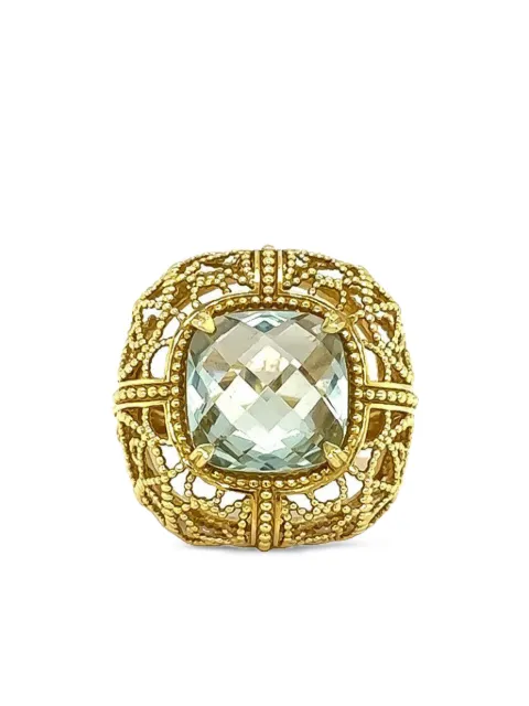 Lisa Nik anillo en oro amarillo de 18kt con cuarzo
