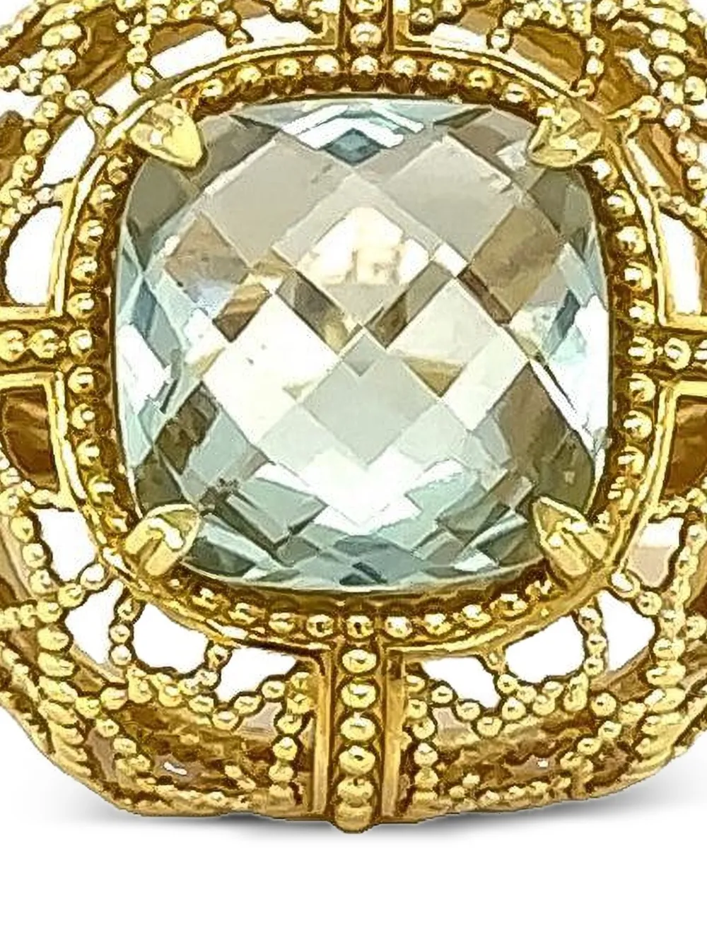 Lisa Nik anillo en oro amarillo de 18kt con cuarzo | Image 2