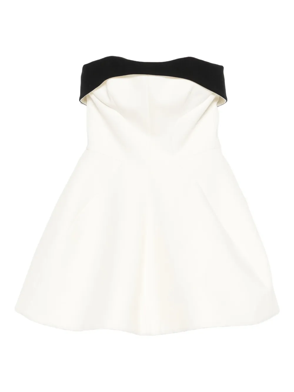 Genny vestido midi strapless con paneles | blanco | Image 1