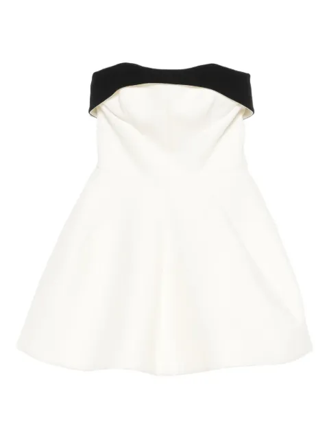 Genny strapless panelled dress