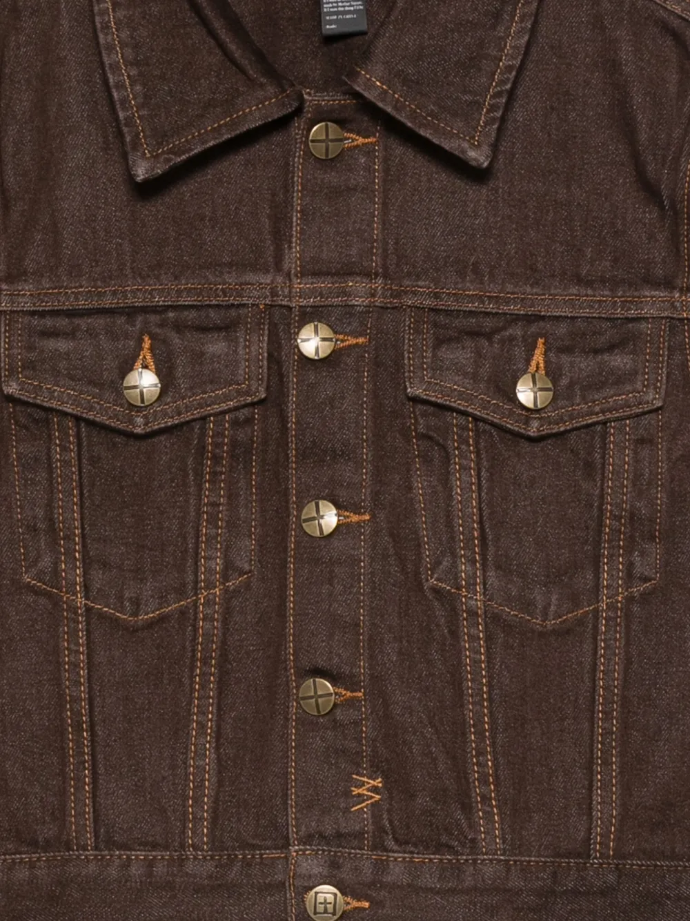 Ksubi Trucker Denim Jacket In Brown