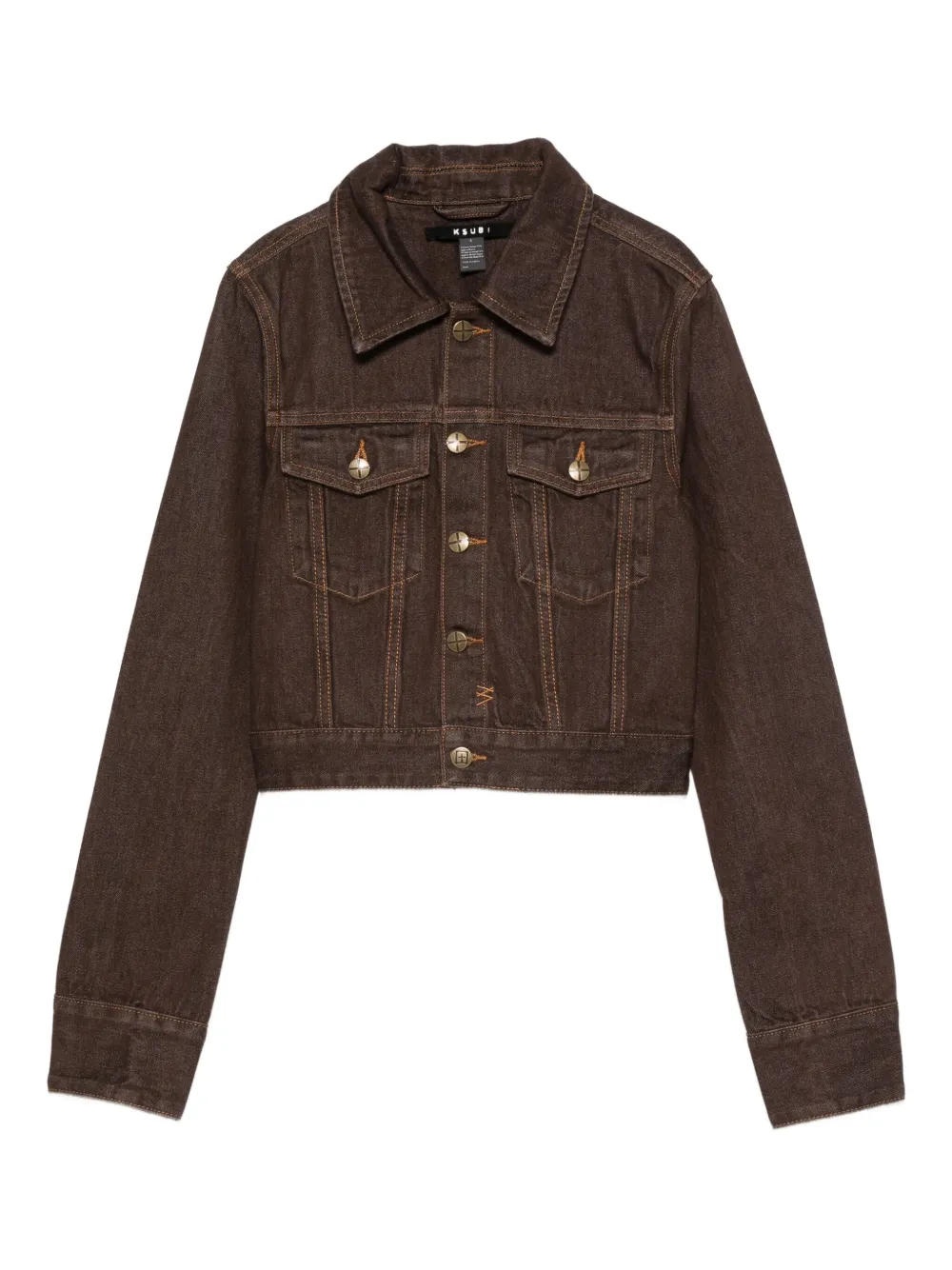 Ksubi Trucker denim jacket - Marrone