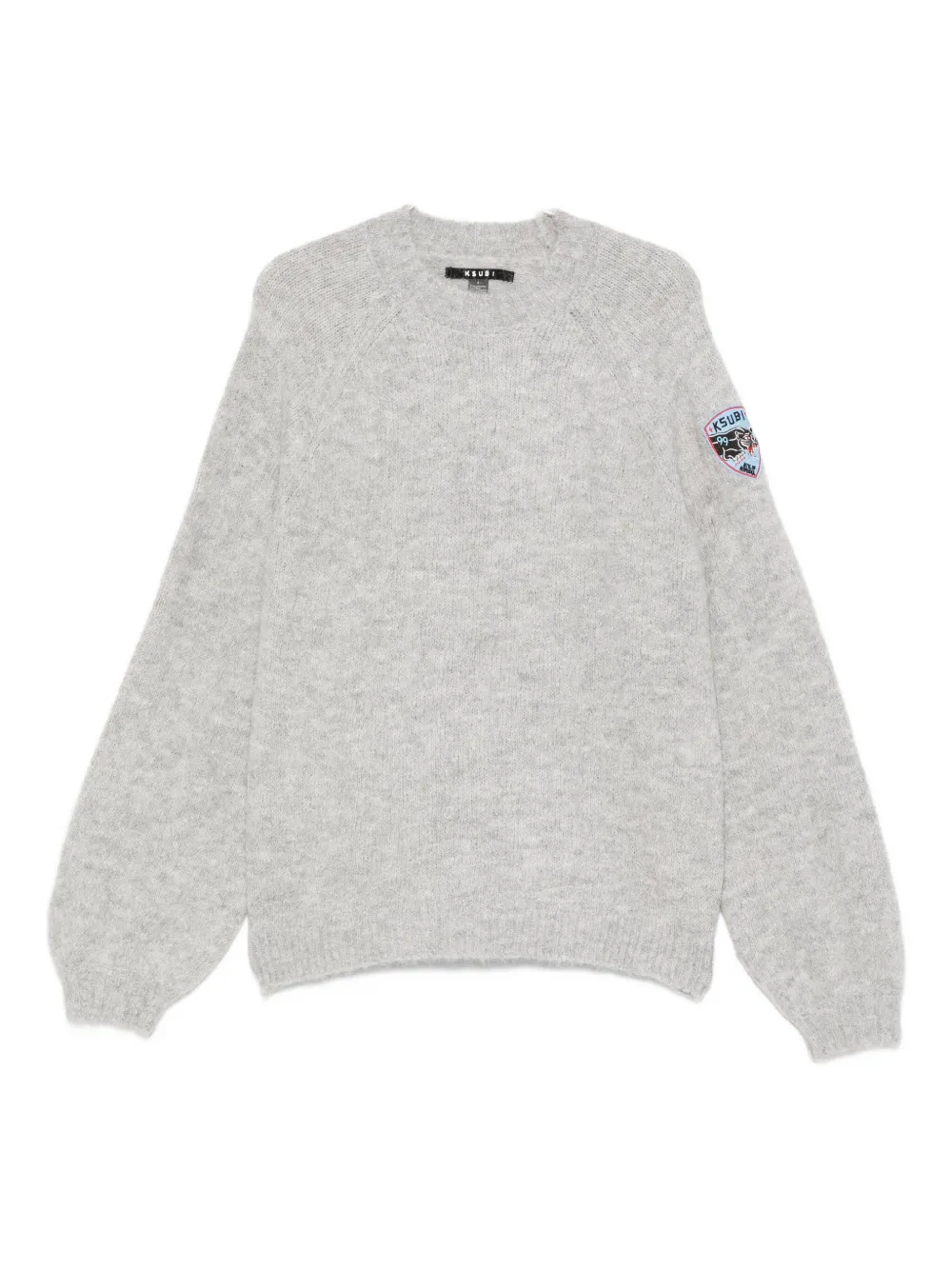 Ksubi Patch-detail Sweater In Gray