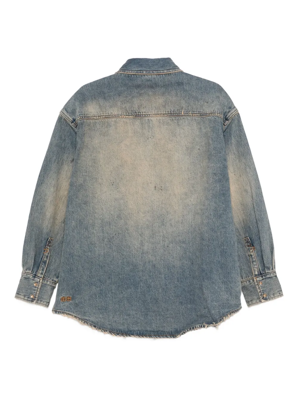 Ksubi long-sleeve denim shirt - Blauw