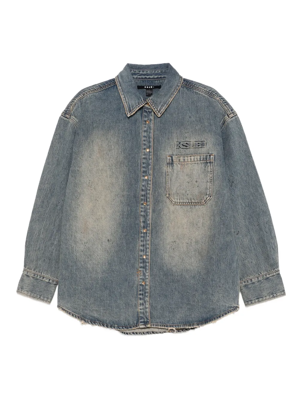 Ksubi Langärmeliges Jeanshemd | Blau | Image 1