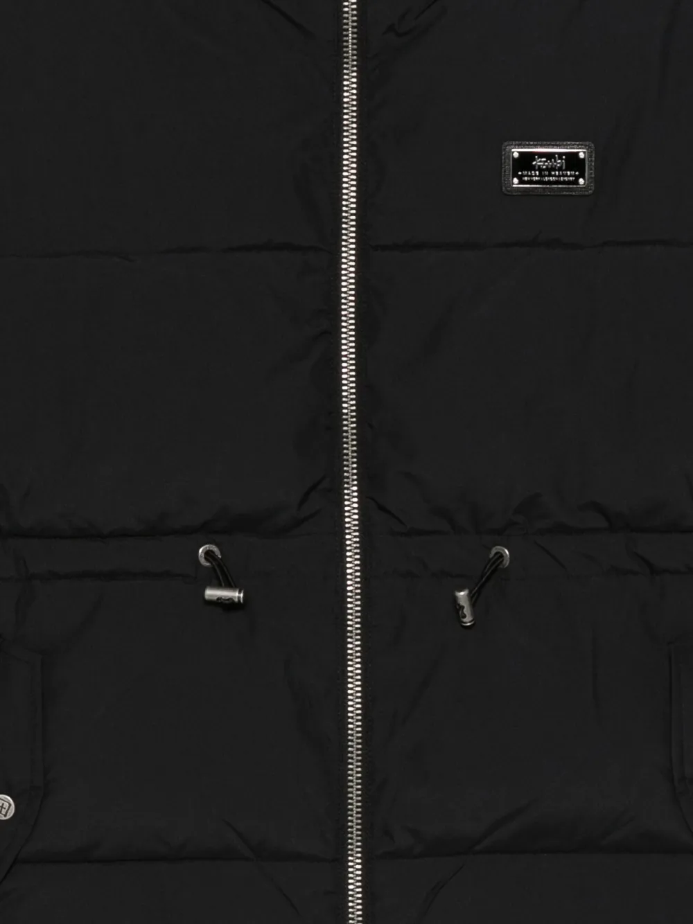 Ksubi Cinched Puffer Jacket In Black