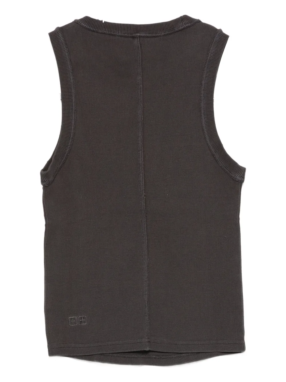 Ksubi Tanktop met logoplakkaat Zwart