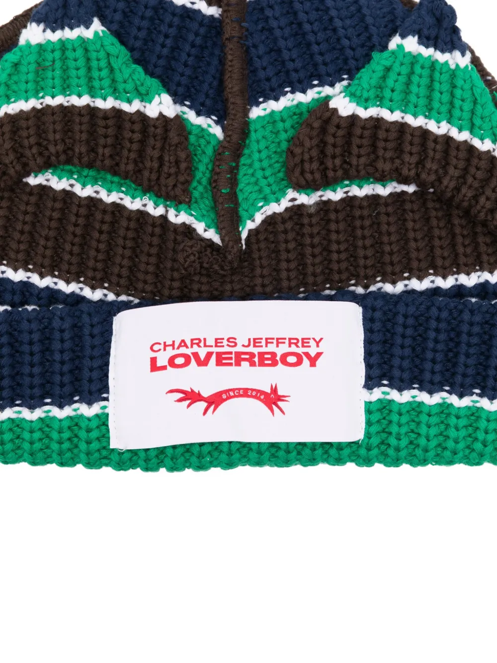 Charles Jeffrey Loverboy Chunky Ears Beanie Hat In Blue