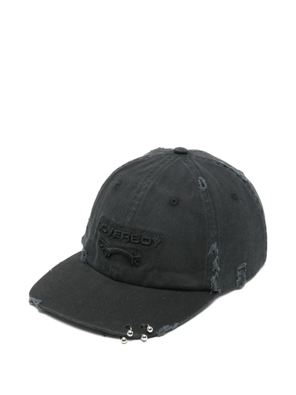 Charles Jeffrey Loverboy Pierced Logo Baseball Hat In Black