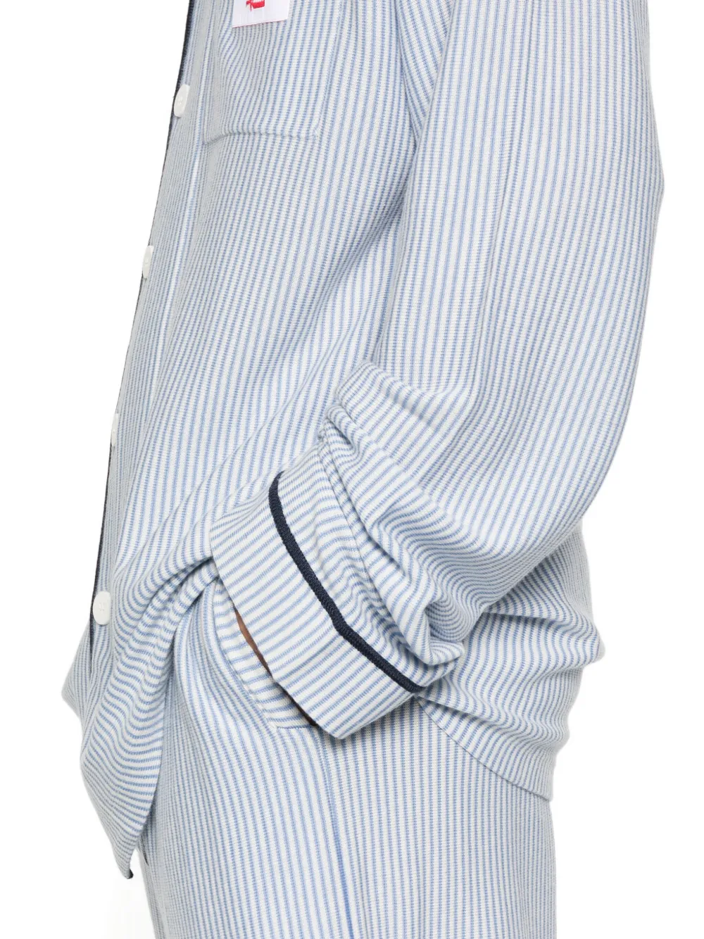 Charles Jeffrey Loverboy Striped Shirt In Blue