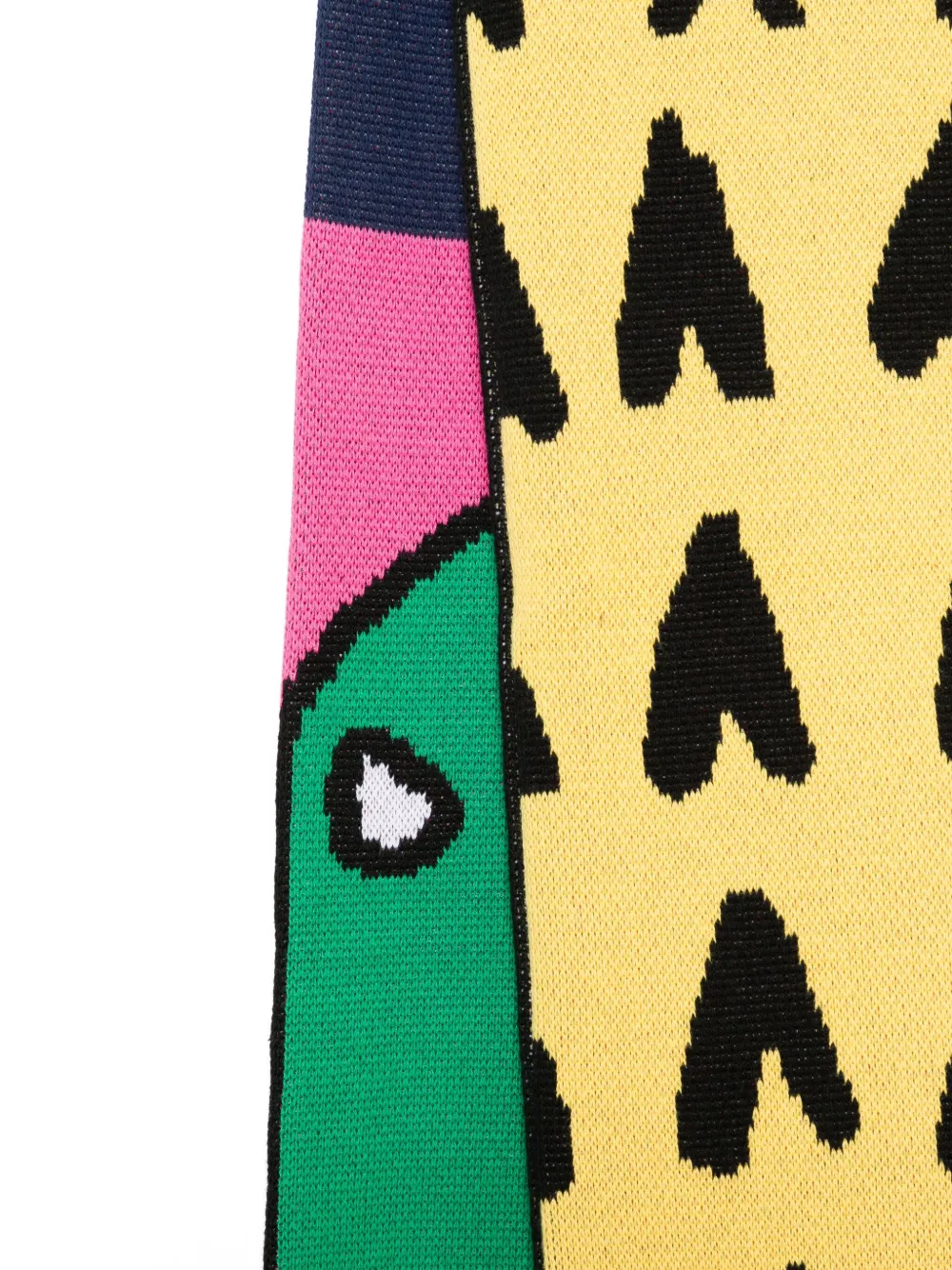 Charles Jeffrey Loverboy Football Scarf In Multi