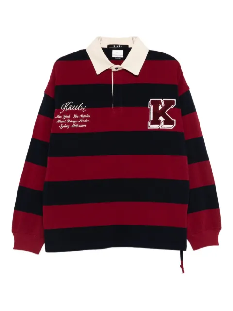 Ksubi sudadera Rugged Rugby Jersey Fire Fade