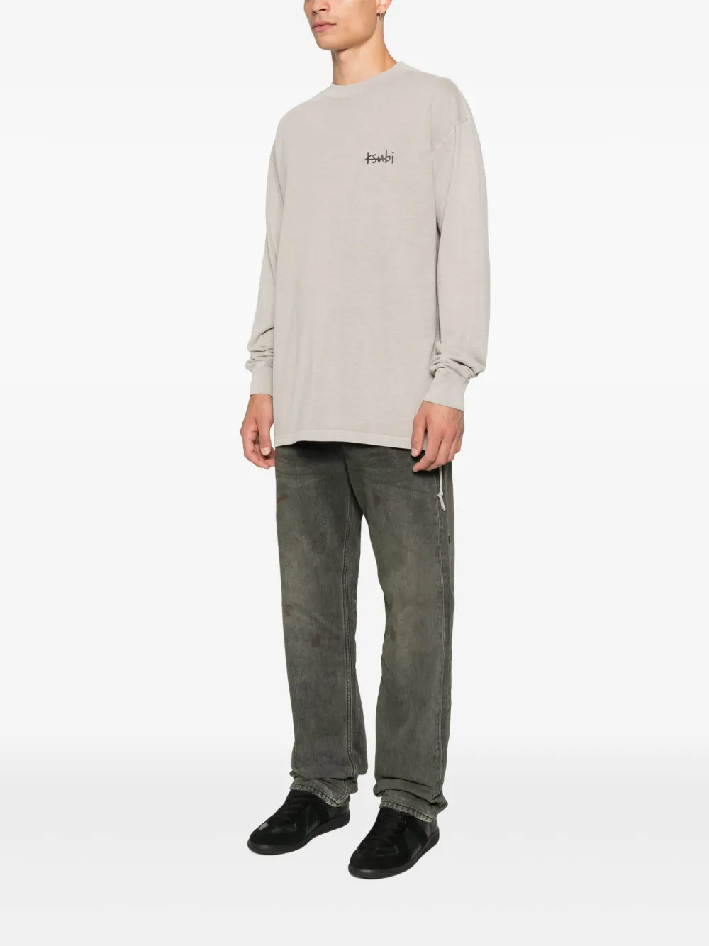 Ksubi T-shirt met print Grijs