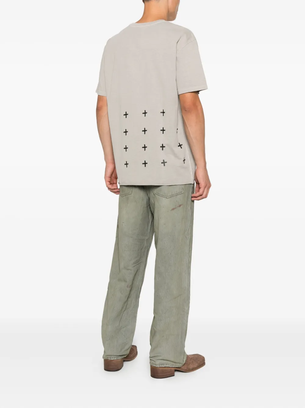 Ksubi T-shirt met print - Grijs