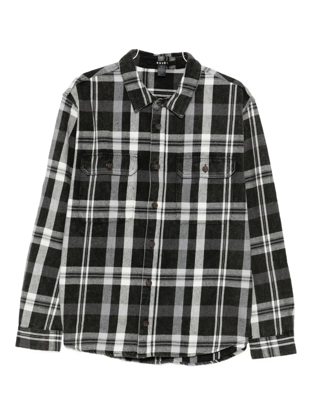 Ksubi check-pattern shirt | Black | Image 1