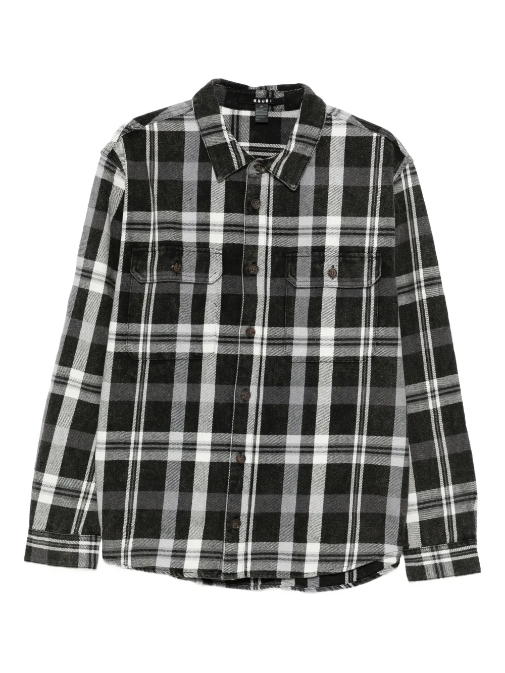 Ksubi check-pattern shirt | Black | Image 1