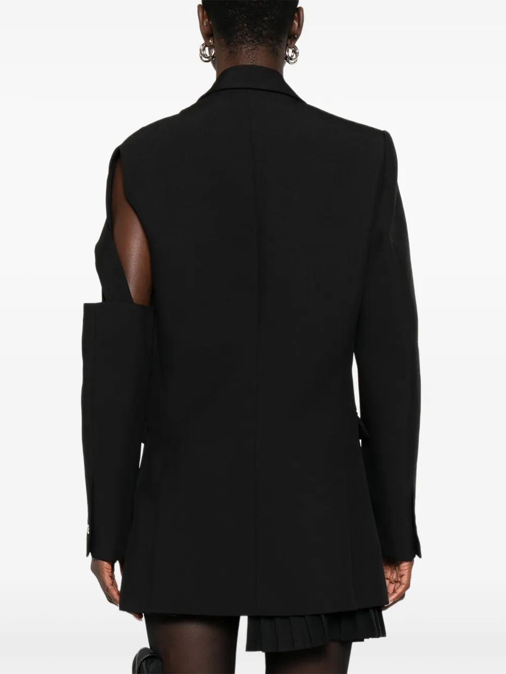 Coperni Blazer met uitgesneden details Zwart