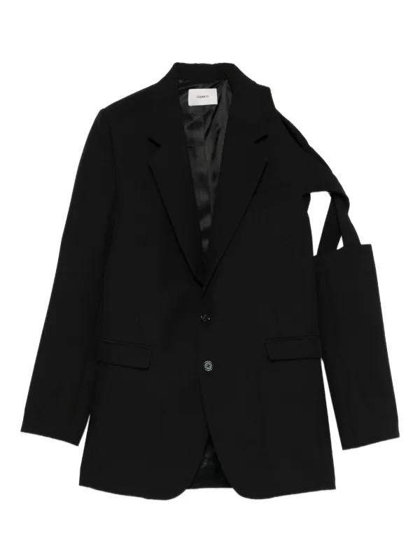 Coperni Cut-out Blazer in Black