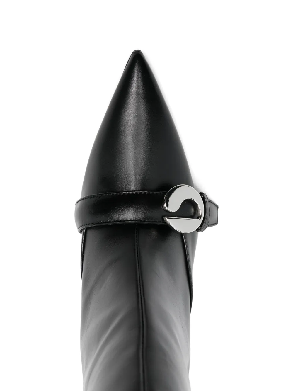 Coperni 75 mm laarzen met ceintuur Zwart