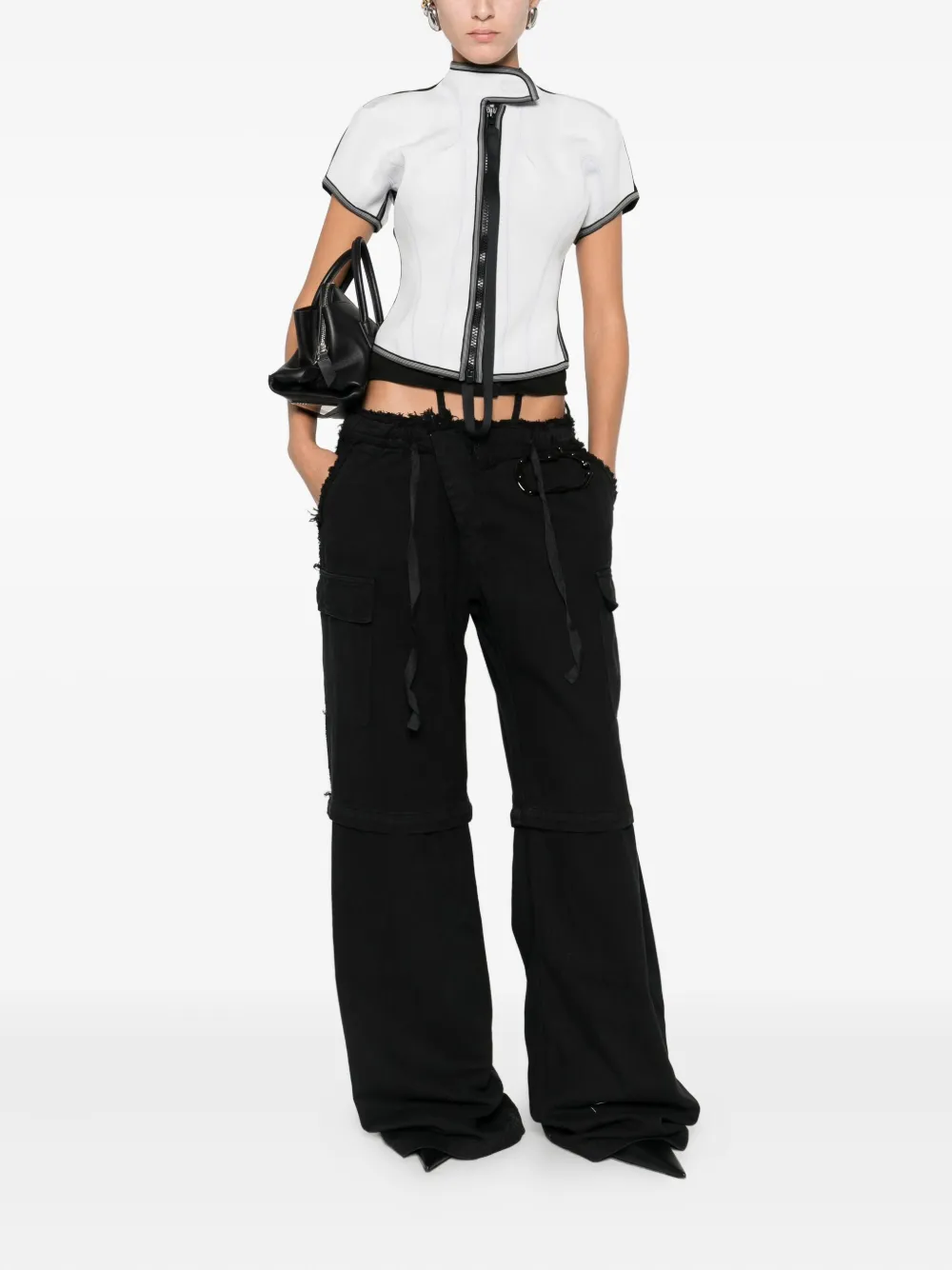 Ottolinger Cargo-pocket Trousers In Black