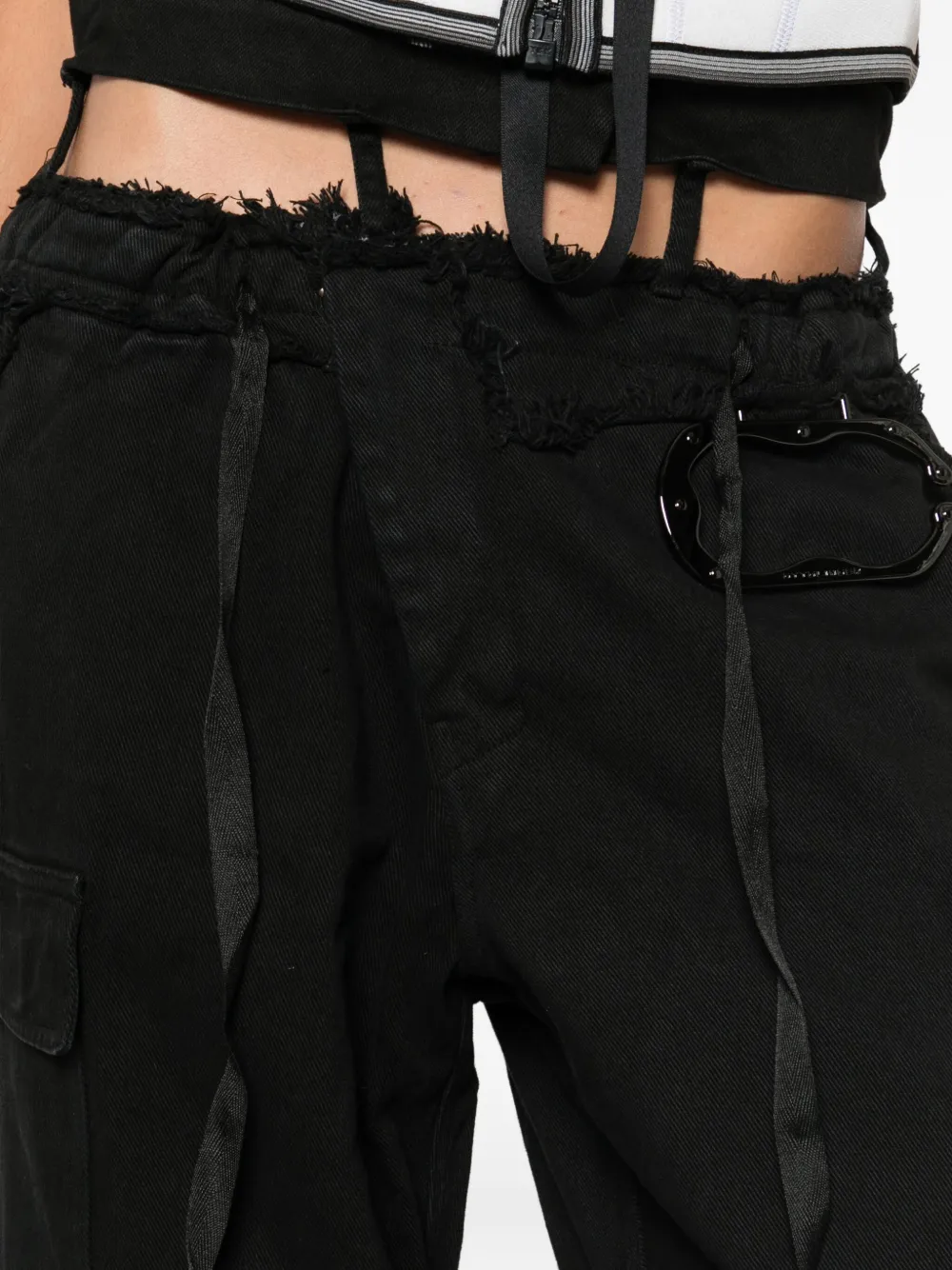 Ottolinger Cargo-pocket Trousers In Black